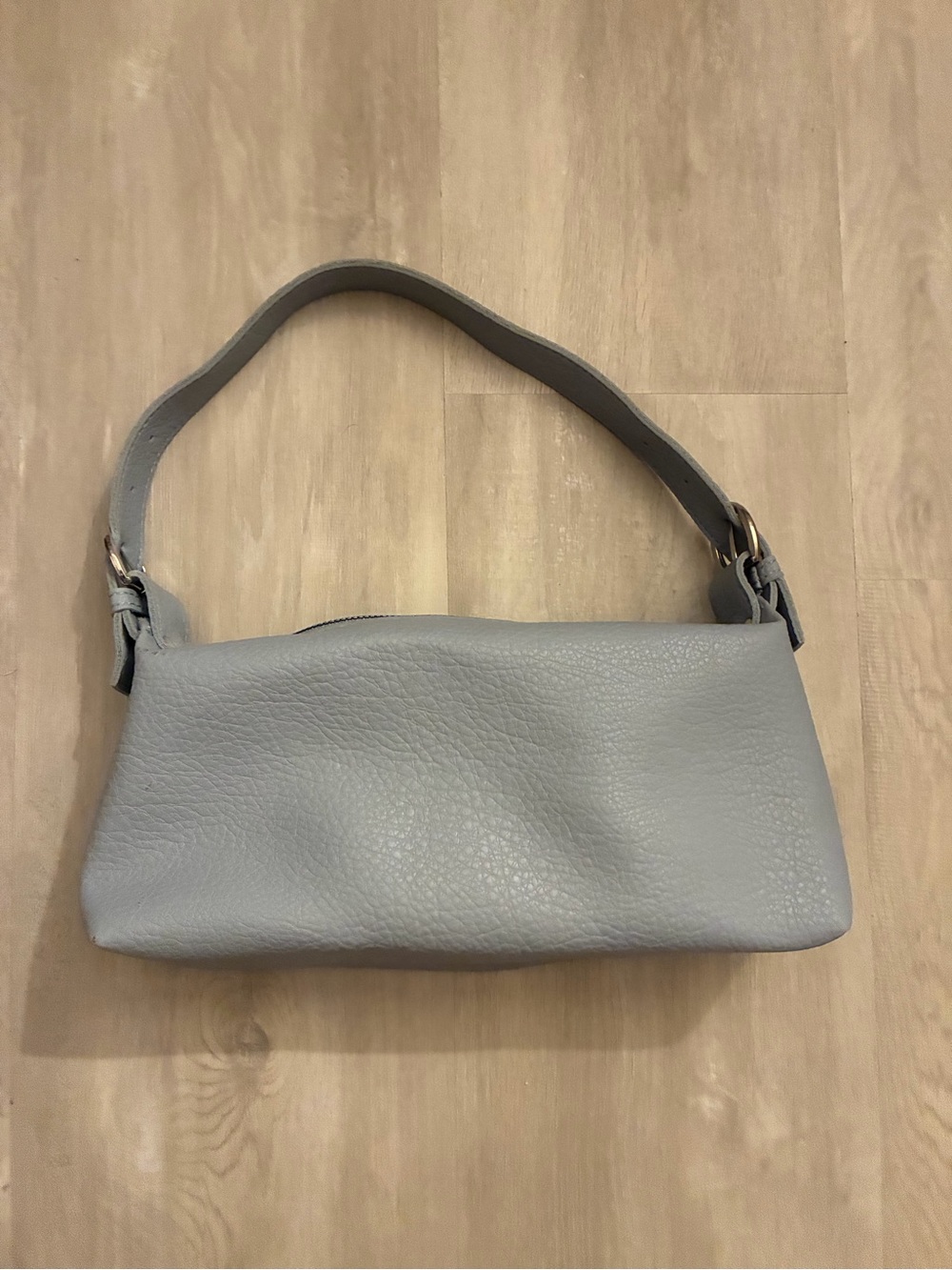 Tilly's Light Blue Pebbled Shoulder Bag